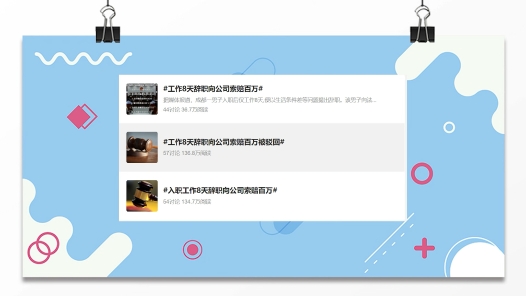 中工說案丨第114期：工作8天，辭職后索賠百萬元？法院四個字回應……