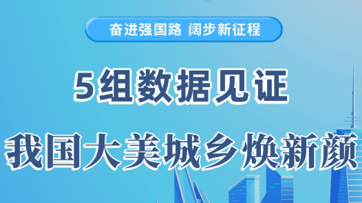 奮進強國路 闊步新征程 | 5組數(shù)據(jù)見證我國大美城鄉(xiāng)煥新顏